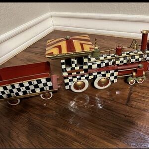 MacKenzie-Childs courtly CheckTrain christmas holiday  decoration